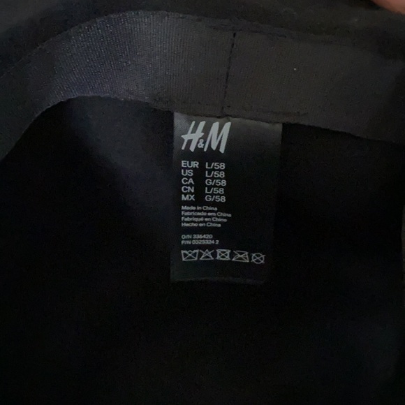H&M Black floppy hat - Picture 3 of 4